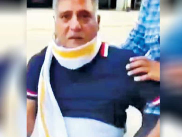 BJP leader Kathuria, who came to meet a female friend, jumped from the balcony when someone came to the door, got hurt