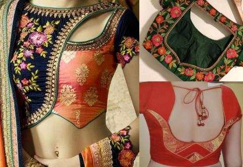 These unique and stylish blouse designs that will give you a different look
